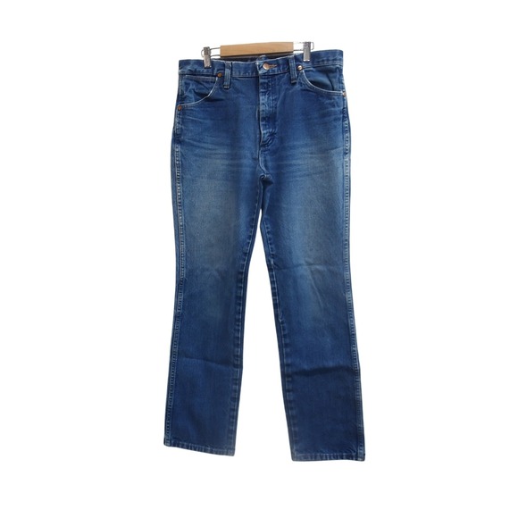 Wrangler 936PWD Blue Denim Jeans Mens Size 32x32 Classic Fit / #1182 - Picture 1 of 5
